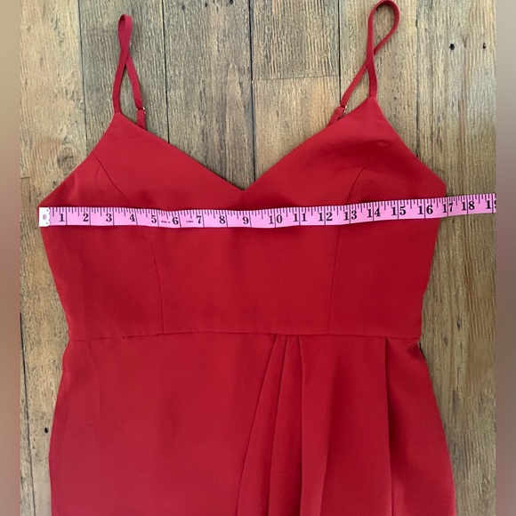 LULUS Reinette Wine Red Midi Dress - Picture 7 of 11